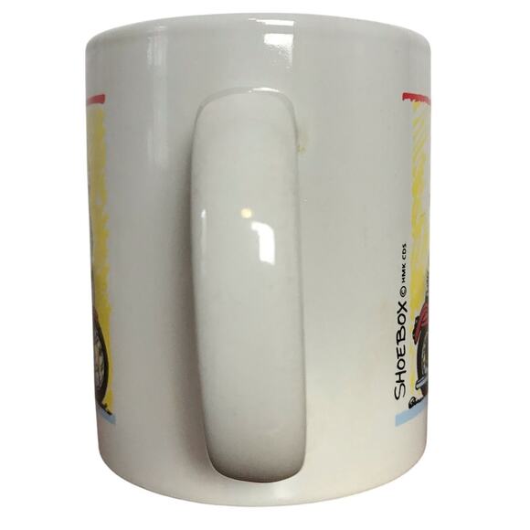 Hallmark Shoebox Maxine "Born To Be Riled" Motorcycle Ceramic Coffee Mug - Picture 2 of 8